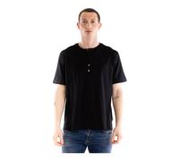 Paolo Pecora - Serafino T-shirt - - Tops - Uomo - Nero - M