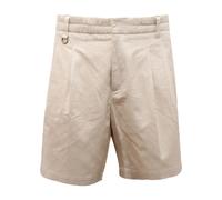 Paolo Pecora, ,Shorts ,Uomo ,Bianco ,L Bermuda Linen/Cotton Shorts