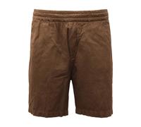 Paolo Pecora, ,Shorts ,Uomo ,Marrone ,L Shorts Bermuda in cotone/ lino