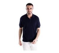 Paolo Pecora - Structured Cotton Polo - - Tops - Uomo - Blu - M