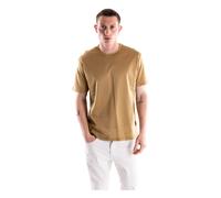 Paolo Pecora - T-shirt in cotone - - Tops - Uomo - Beige - L