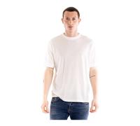 Paolo Pecora - T-shirt in Jersey di Cotone - - Tops - Uomo - Beige - L