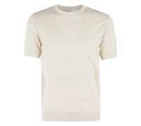 Paolo Pecora, ,Tops ,Uomo ,Beige ,M Magliette Girocollo Manica Corta