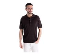 Paolo Pecora, ,Tops ,Uomo ,Marrone ,M Polo in Seta e Cotone