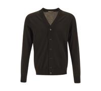 Paolo Pecora - Virgin Wool Cardigan - - Knitwear - Uomo - Marrone - M