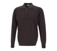 Paolo Pecora - Wool Polo Shirt - - Knitwear - Uomo - Marrone - L