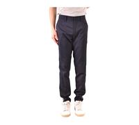 Paolo Pecora - Zip and Button Wool Blend Pantaloni - -Sport -Uomo -Blu -M