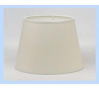 Paolo Rossi Paralume Prime tronco cono in tessuto avorio e interno PVC - Produzione Propria - Made in Italy (diametro cm 25)