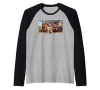Paolo Veronese Rinascimento Cristo Banchetto Scena Maglia con Maniche Raglan