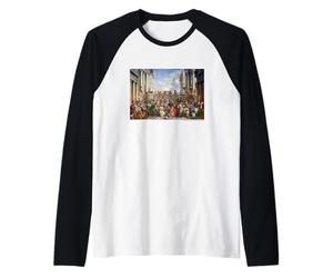 Paolo Veronese The Wedding at Cana Maglia con Maniche Raglan
