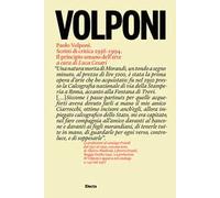Paolo Volponi. Scritti di critica 1956-1994. Il principio umano dell'arte