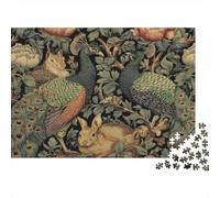 Paone uccello Puzzles 1000 Pezzi In cartone Riciclato, Un Tangram Per Mindfulness, Ideale Per Decorazione Casa Design, Idea Regalo Originale 52x38cm/1000pcs