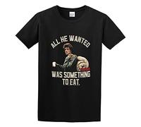 paosijie Man's T-Shirt Rambo Something To Eat Sylvester Stallone First Blood S-3XL Black Black M