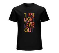 paosijie Men's T-Shirts The Smiths There is A Light That Never Goes out Black XL
