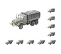 Paowsietiviity 10 set 1/72 Camion Militare Modello M35 Modello Kit Classico Veicolo per Ragazzi Adolescenti