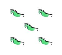 Paowsietiviity 5 set Occhiali di Protezione IPL/E-luce Punto di Congelamento Gradienter Leva di Sicurezza Occhiali di Sicurezza Occhiali di Lavoro Universale Verde