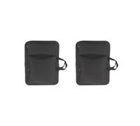 Paowsietiviity 8K Canvas Artist Portfolio Carry Borsa a tracolla per disegno pittura caffè, Set da 2 (nero), 49X36CM