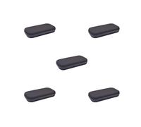 Paowsietiviity Borsa portaoggetti portatile antiurto per stetoscopio, borsa a rete integrata, con cerniera, nera, Set da 5 (nero), as description, come descrizione