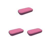 Paowsietiviity Borsa portaoggetti portatile antiurto per stetoscopio, borsa a rete integrata, con cerniera, nera, Set da 3 (rosa), as description, come descrizione
