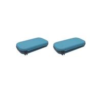 Paowsietiviity Borsa portaoggetti portatile antiurto per stetoscopio, borsa a rete integrata, con cerniera, nera, Set da 2 (blu), as description, come descrizione