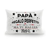 Papà Abbiamo Cercato di Trovare il regalo Perfetto per te Ma Tu Hai Già Noi Federe divertenti per papà da Figlia Figlio Regalo di compleanno Festa del papà Regalo di Natale Miglior Padre (papà-b)