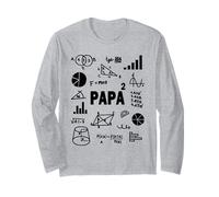 papà al Quadrato papà Due Volte Secondo Potere Padre Maglia a Manica