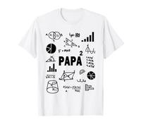 Papà al Quadrato Papà Due Volte Secondo Potere Padre Maglietta