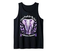 Papà Alzheimer's Awareness Elephant Wear Purple For My Dad Canotta
