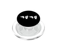 PAPA ASL Lingua dei segni americana Fathers Day Sordo Papà PopSockets PopGrip per MagSafe