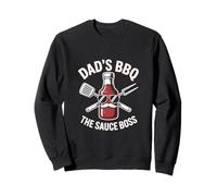 Papà BBQ The Sauce Boss Culinario Icona Padre Papà Padre Padre D Felpa