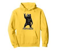 Papa Bear Grizzly Orsetto Gonna Gesture Coolest Daddy Grizzly Felpa con Cappuccio