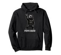 Papa Bear Grizzly Orsetto Gonna Gesture Coolest Daddy Grizzly Felpa con Cappuccio