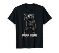 Papa Bear Grizzly Orsetto Gonna Gesture Coolest Daddy Grizzly Maglietta