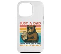 Papa Bear Just a Dad who always came back with the milk Custodia per iPhone 13 Pro