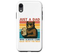 Papa Bear Just a Dad who always came back with the milk Custodia per iPhone XR