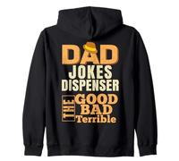 Papa Bear Security Not A Dad Bod A Father Figure ART ON BACK Felpa con Cappuccio