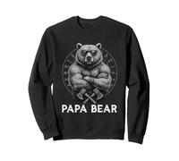 Papa Bear Viking Bear Warrior Odino Berserker Vikings Miti Felpa