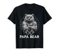 Papa Bear Viking Bear Warrior Odino Berserker Vikings Miti Maglietta