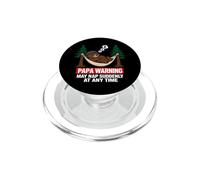 Papa Bear Warning May Nap Suddenly At Any Time PopSockets PopGrip per MagSafe