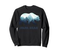 Papa Bear Wildlife - Regalo per la festa del papà, papà o papà Felpa