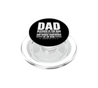 Papà benedetto è l'uomo che si fida del Signore Cristiano Papà PopSockets PopGrip per MagSafe
