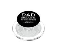 Papà benedetto è l'uomo che si fida del Signore Cristiano Papà PopSockets PopGrip per MagSafe