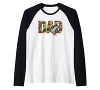 Papà Camo Anatra Caccia Selvatica Amante Maglia con Maniche Raglan