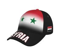 papà Cappello Syria Flag Gradient Color Moda Cappelli da papà Regolabile papà Cappello per Pesca Sport Corsa