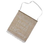 Papà che arriva la mamma Burlap Banner Rustic Country Wedding Hanging