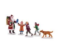 Papa Christmas set of 5 Lemax Cod 92745