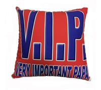 PAPA' cuscino da arredo V.I.P VERY IMPORTANT PAPA' circa 34x34 cm