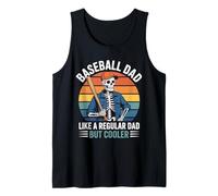 Papà da baseball come un papà normale ma scheletro più Canotta