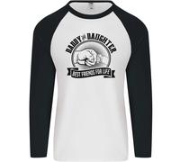 Papà & Daughter Best Friends Father's Day Giorno Uomo L/S Baseball Maglietta