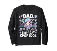 papà del Compleanno KPOP Idol Chibi Girls K Pop Festa a Tema Maglia a Manica